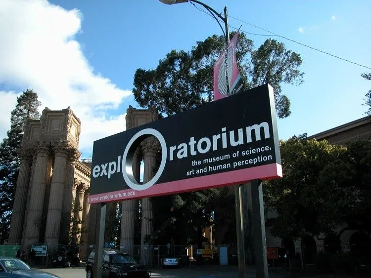 entren till Exploratorium i San francisco