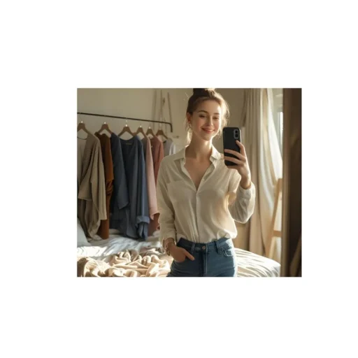 Person framför spegel, Digitala influensers