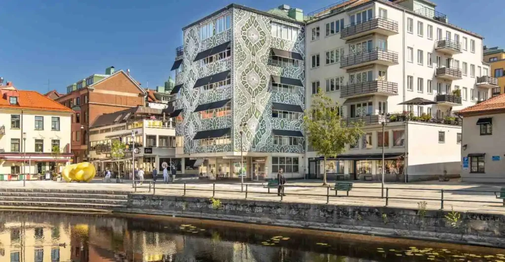 Street art vid Sandwalls plats i Borås