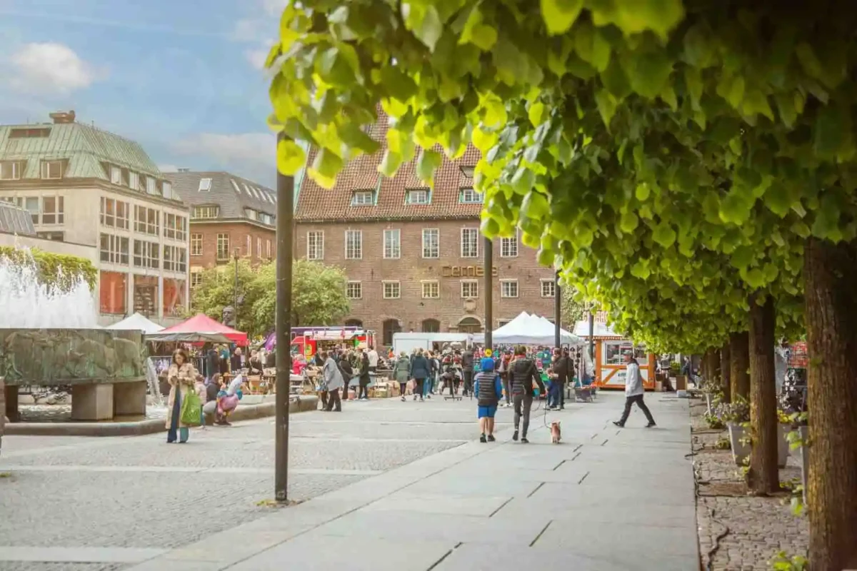 Vårmarknad i Borås, Stora Torget