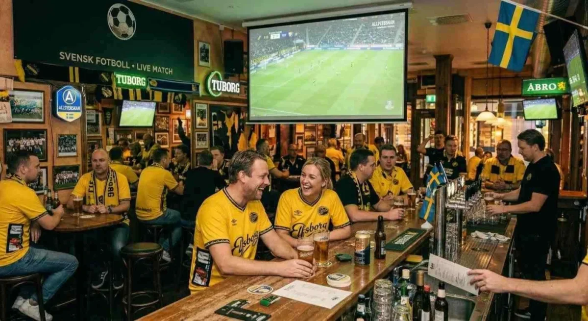 Pubguide inför Elfsborg–Göteborg: var ser du matchen på måndag?